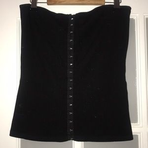Reformation Strapless Corset Top